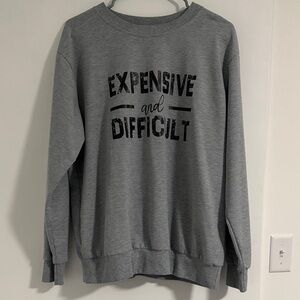 Gray Graphic Sweatshirt